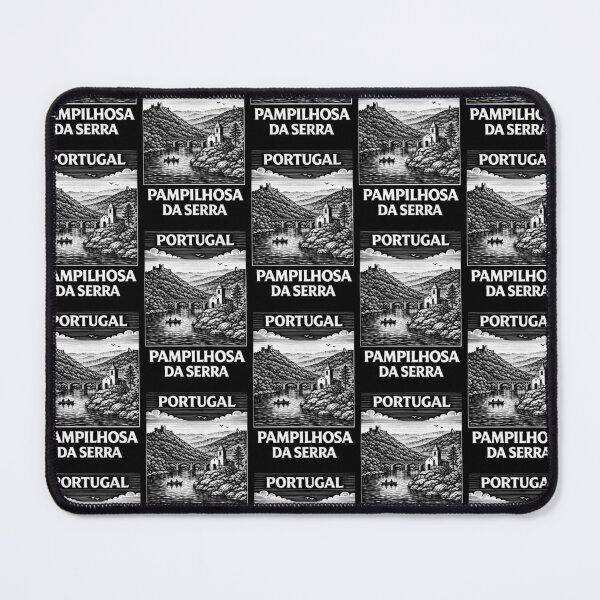Item preview, Pampilhosa da Serra Portugal Linocut Style  designed and sold by Thistle-TShop.