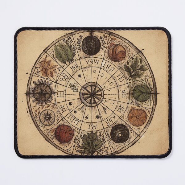 Item preview, Wheel of the Year – Dark Seasonal Symbolism designed and sold by Roberta Calabrese.