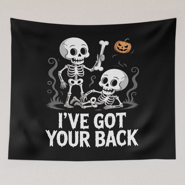 Item preview, I've Got Your Back Skeleton designed and sold by flagylART.
