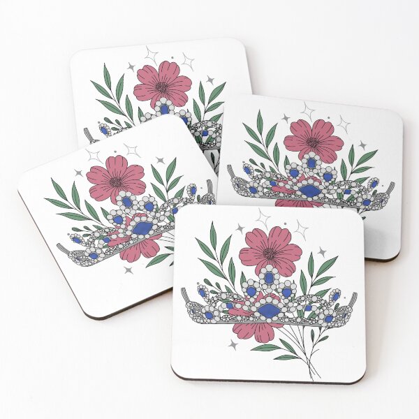 Item preview, The Belgian Sapphire Tiara Flowers designed and sold by FreeOrca.