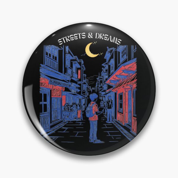 Item preview, Streets & Dreams – Retro Lo-Fi City Wanderer designed and sold by OddballObjects.