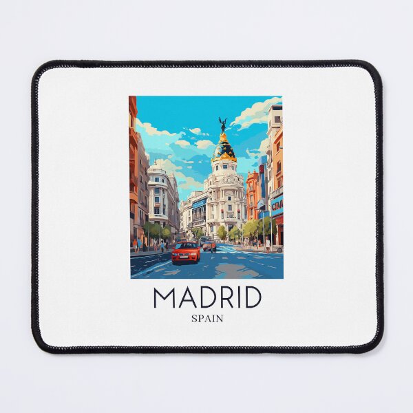 Item preview, A Pop Art Travel Print of Madrid - Spain designed and sold by StudioRedKoala.