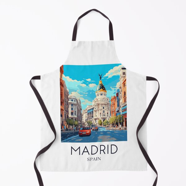 Item preview, A Pop Art Travel Print of Madrid - Spain designed and sold by StudioRedKoala.