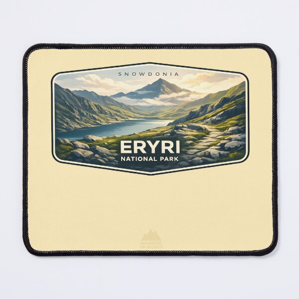Item preview, Eryri National Park (Snowdonia) - Wales, United Kingdom | Iconic Trails & Peaks Series designed and sold by WanderUpNorth.