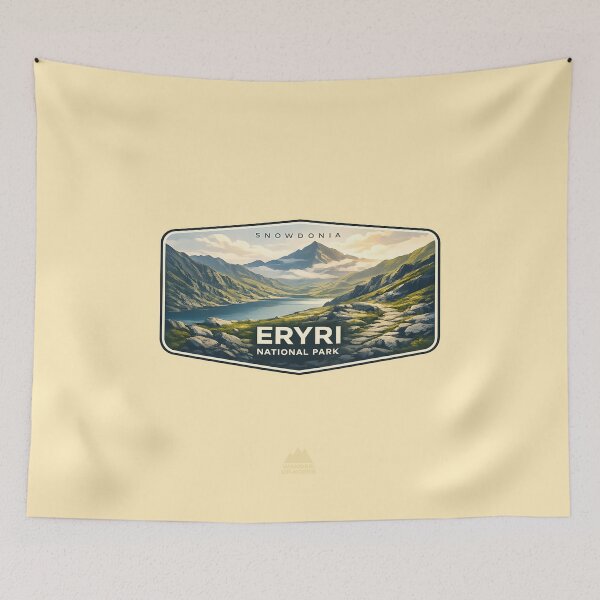 Item preview, Eryri National Park (Snowdonia) - Wales, United Kingdom | Iconic Trails & Peaks Series designed and sold by WanderUpNorth.