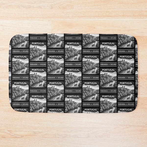Item preview, Miranda do Douro Portugal Linocut Style  designed and sold by Thistle-TShop.