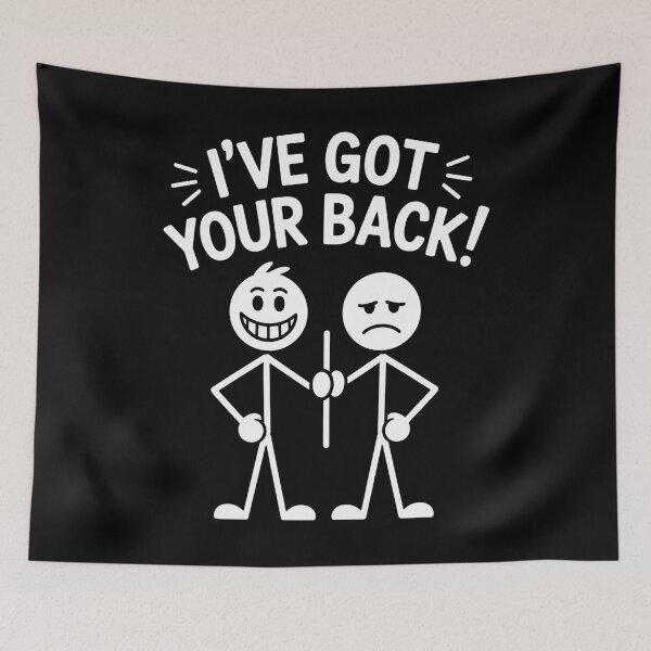 Item preview, I've Got Your Back Joke designed and sold by flagylART.
