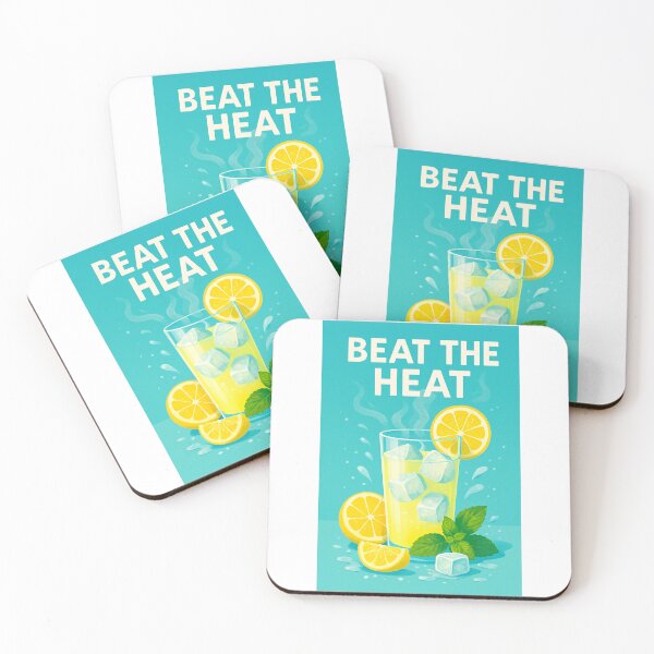 Item preview, Beat the Heat – Tropical Lemonade Summer Poster designed and sold by mbmstores.