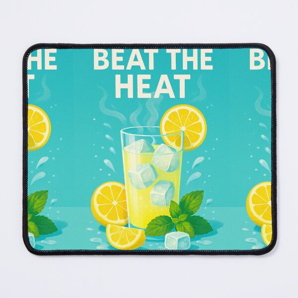 Item preview, Beat the Heat – Tropical Lemonade Summer Poster designed and sold by mbmstores.