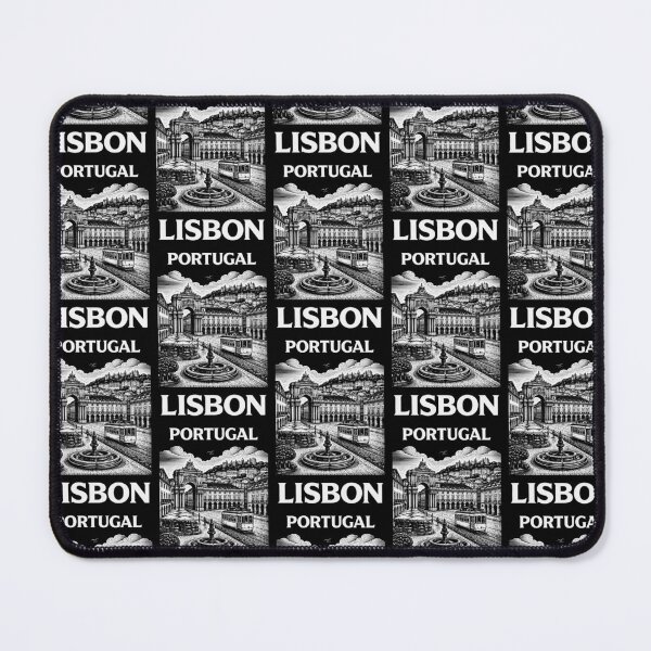 Item preview, Lisbon Portugal Linocut Style designed and sold by Thistle-TShop.