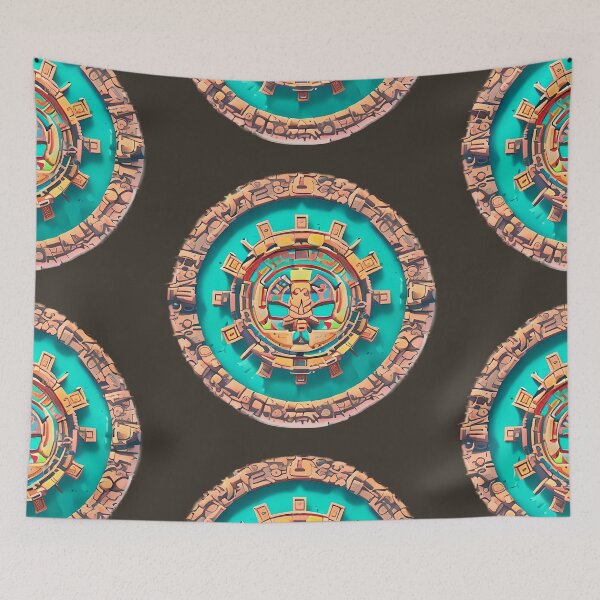 Item preview, Tribal Abstract Water God Emblem designed and sold by Chubuter.
