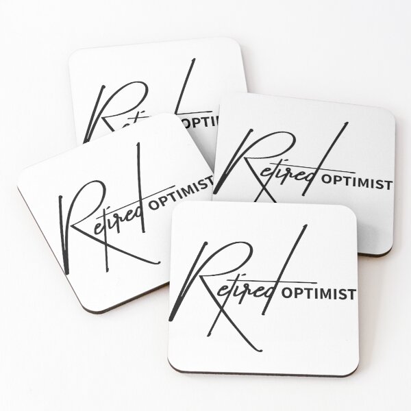 Item preview, Retired Optimist - Sarcastic Relatable Pessimism Quote designed and sold by ReggieDior.