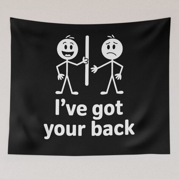 Item preview, I've Got Your Back Joke designed and sold by flagylART.