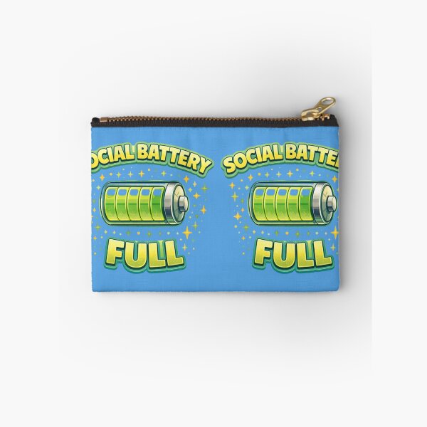Item preview, Social Battery Full – Energy Meter Funny Aesthetic Shirt designed and sold by Tookiester.