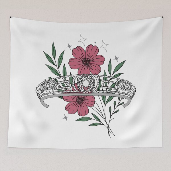 Item preview, Princess Andrew of Greece Meander Tiara Flowers designed and sold by FreeOrca.
