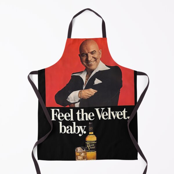 Item preview, Black Velvet Whiskey Telly Savalas Retro 70S designed and sold by Pandaemonio.