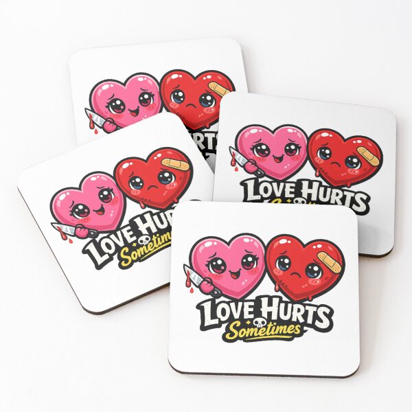 Item preview, Love Hurts Sometimes Cute Heart Design designed and sold by Mix Mood.