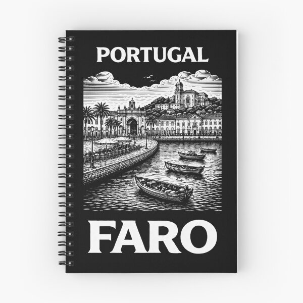 Item preview, Faro Portugal Linocut Style  designed and sold by Thistle-TShop.