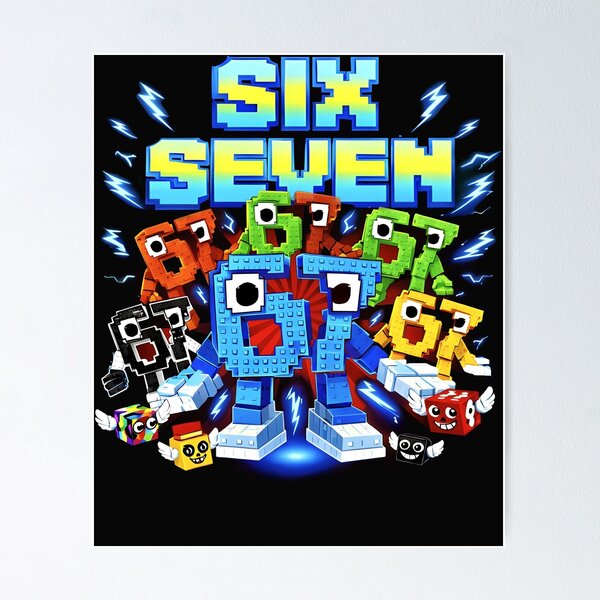 Item preview, Six Seven Multiverse Army Italian Brainrot 67 Pixel Chaos Squad Meme Birthday Boys Gift For Boy Kids designed and sold by ArmyAbodo.