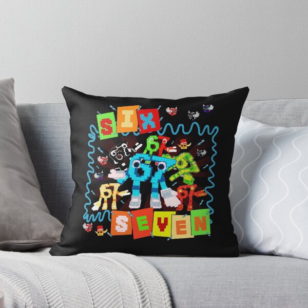 Item preview, Six Seven Colorful Blocks Italian Brainrot 67 Pixel Multiverse Meme Birthday Boys Gift For Boy Kids designed and sold by ArmyAbodo.
