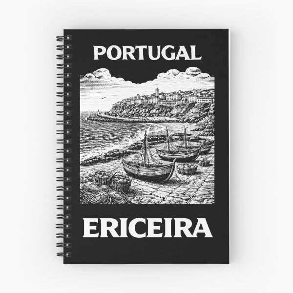 Item preview, Ericeira Portugal Linocut Style  designed and sold by Thistle-TShop.