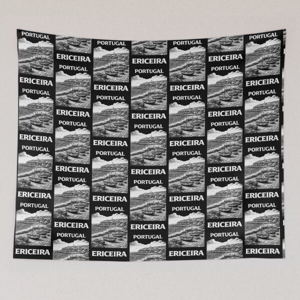 Item preview, Ericeira Portugal Linocut Style  designed and sold by Thistle-TShop.