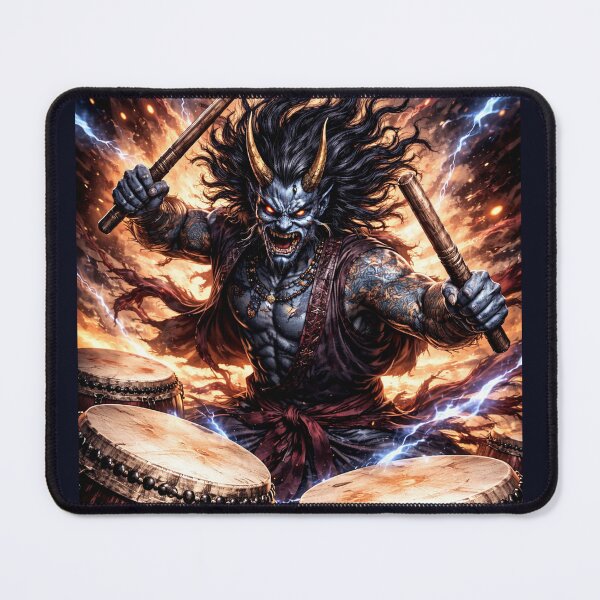 Item preview, Neo Edo Rock – Oni Taiko Drummer designed and sold by EDO NOIR SOCIETY.