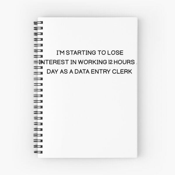 Item preview, Data Entry Burnout Quote – Working 12 Hours a Day designed and sold by ShadyArfaa.