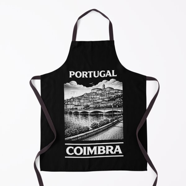 Item preview, Coimbra Portugal Linocut Style designed and sold by Thistle-TShop.