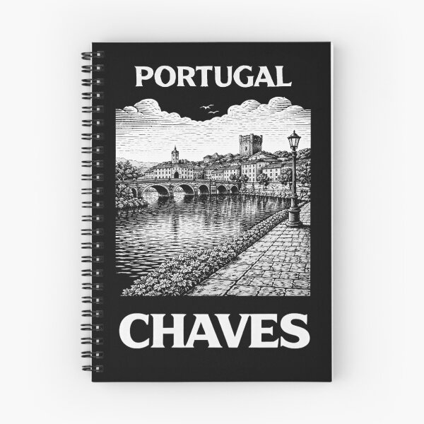 Item preview, Chaves Portugal Linocut Style  designed and sold by Thistle-TShop.