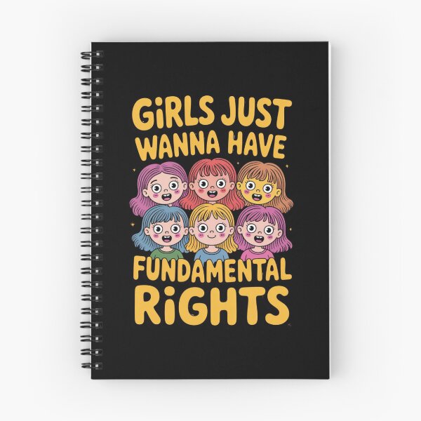 Item preview, Girls Just Wanna Have Fundamental Rights – Ugly Cute Feminist Typography designed and sold by SweetlyUgly.