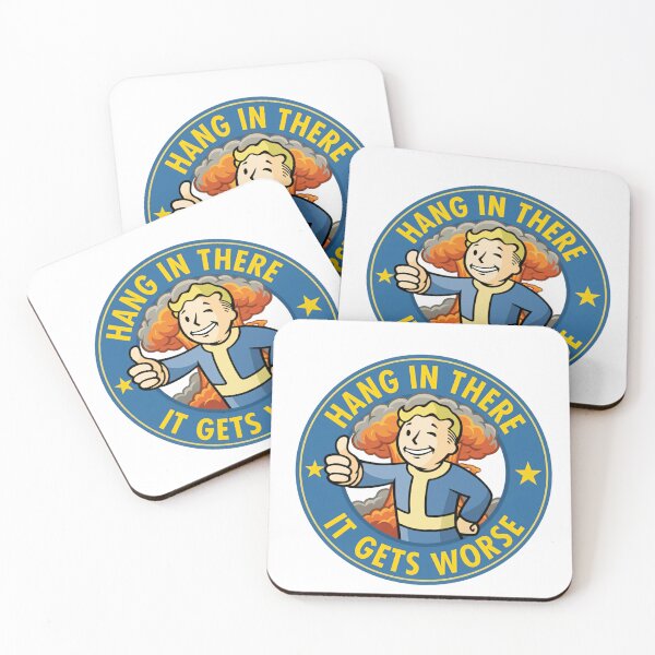 Item preview, Hang in there it gets worse thumbs up retro encouragement designed and sold by HumansStuck12.
