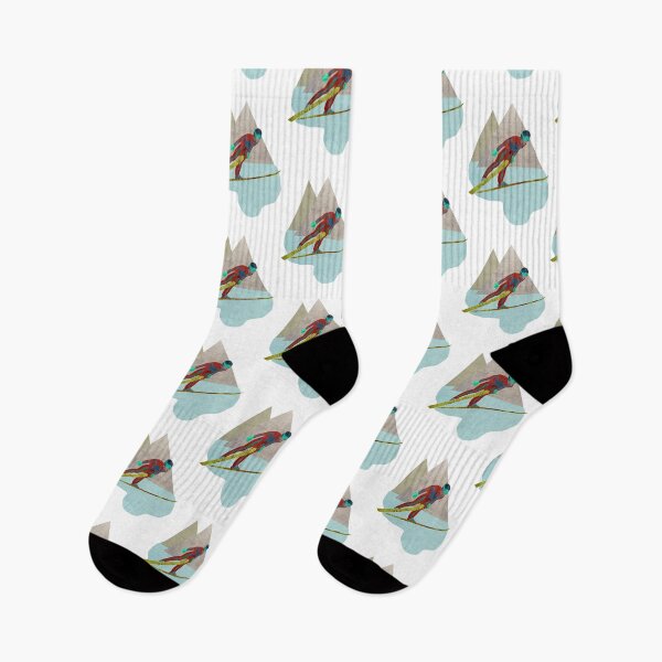 Item preview, Skijumper with Mountains designed and sold by louweasely.