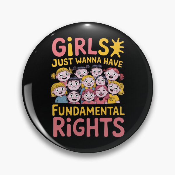 Item preview, Girls Just Wanna Have Fundamental Rights – Ugly Cute Feminist Typography designed and sold by SweetlyUgly.