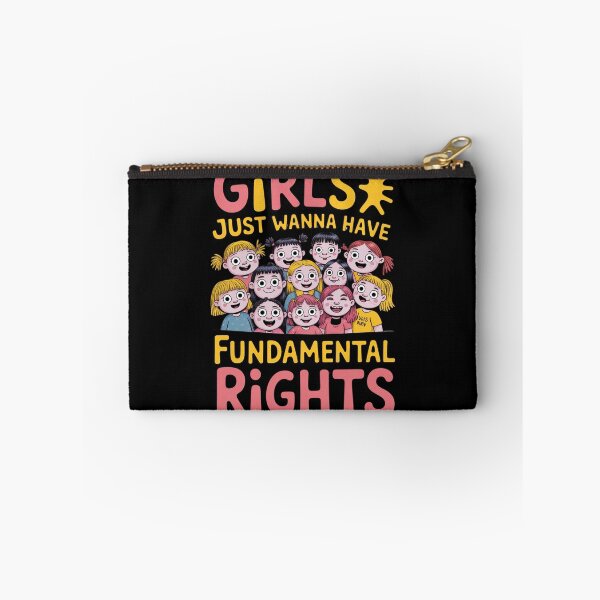 Item preview, Girls Just Wanna Have Fundamental Rights – Ugly Cute Feminist Typography designed and sold by SweetlyUgly.