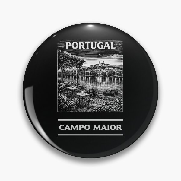 Item preview, Campo Maior Portugal Linocut Style  designed and sold by Thistle-TShop.