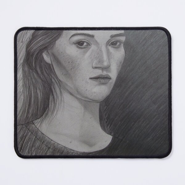 Item preview, Portrait of an unknown woman. Pencil on 40x55cm paper. designed and sold by crowleyronan123.