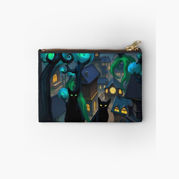Item preview, Mysterious Cats in Enchanted Town designed and sold by cuprum.