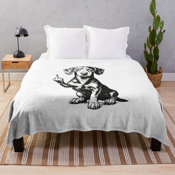 Item preview, Dachshund Flipping The Bird designed and sold by dalekearney.