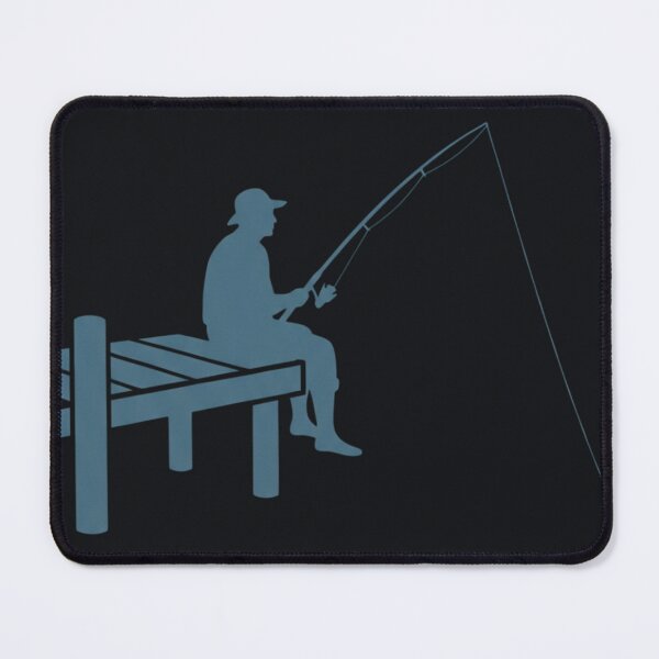 Item preview, Quiet Dock Fishing Silhouette Design designed and sold by EimSol.