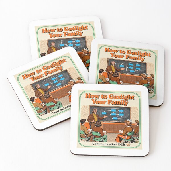 Item preview, Gaslight Your Family - Retro Dark Humor Art designed and sold by PictorialWhimsy.