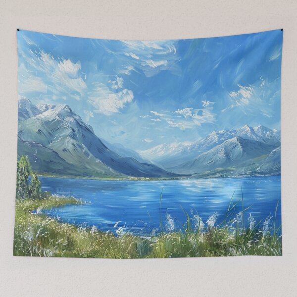 Item preview, The Best Nature Of The Cold Lake Oil Painting  designed and sold by GrinGalore.