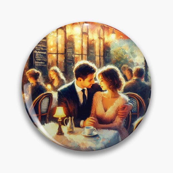 Item preview, Romantic Evening in Paris Café designed and sold by TheArtOfImpress.