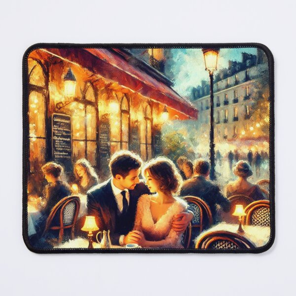 Item preview, Romantic Evening in Paris Café designed and sold by TheArtOfImpress.