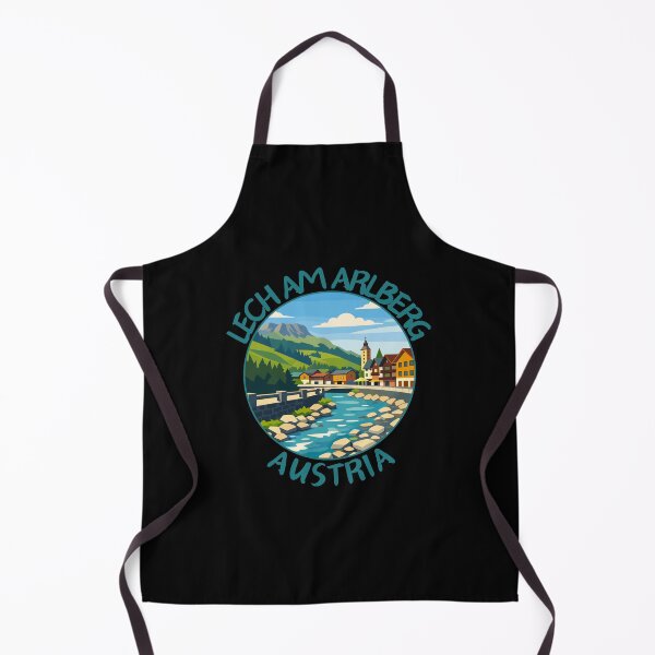 Item preview, Lech am Arlberg in Vorarlberg, Austria Retro Travel Art Circle Emblem designed and sold by MaateoDesign.