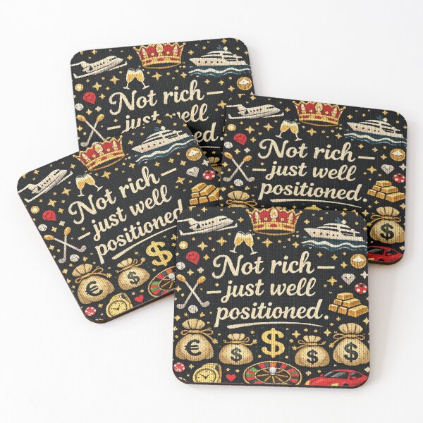 Artikelvorschau, Not rich just well positioned Luxus Statement entworfen und verkauft von Mauswohn.
