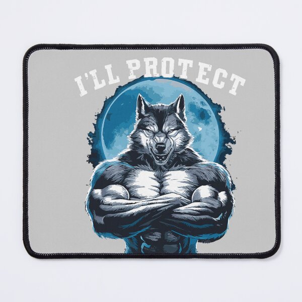 Item preview, I'll Protect You Kitten No Matter What Alpha Wolf  designed and sold by mjohnson9.