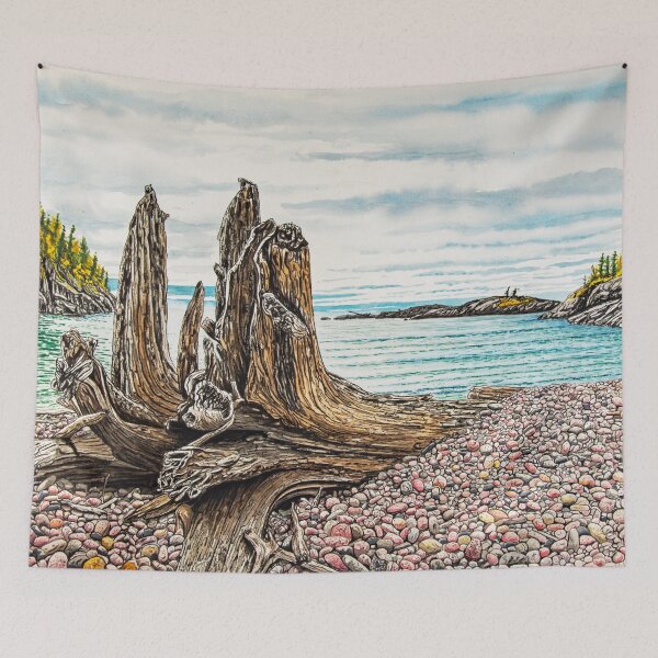 Item preview, Driftwood Sentinel Painting designed and sold by Stephen Emms.