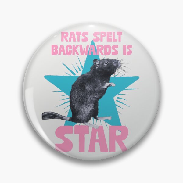 Item preview, Rats spelt backwards is STAR (white & blue) designed and sold by MsGonzalez.