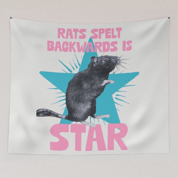 Item preview, Rats spelt backwards is STAR (white & blue) designed and sold by MsGonzalez.